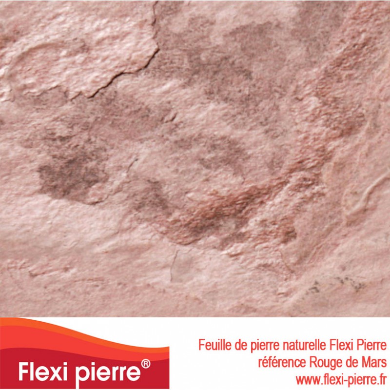 Feuille de pierre Flexi Pierre® référence Rouge de Mars
