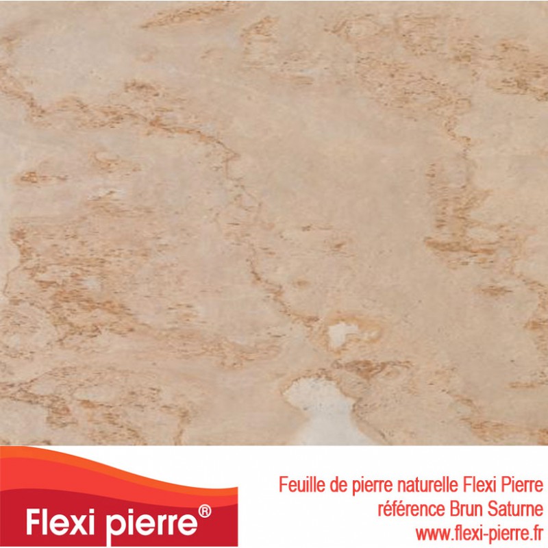 Flexi Pierre® Brun Saturne feuille de pierre schiste brun