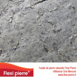 Feuille de pierre Flexi Pierre® Gris Mercure
