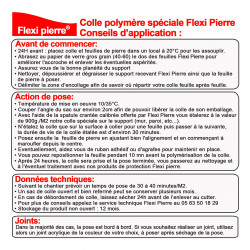 Colle polymère en sac 1Kg pour Flexi-Pierre